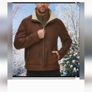 RAINFOREST Brown Shearling Jacket